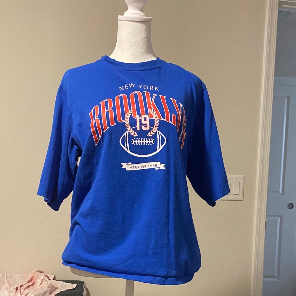 Divided Blue Brooklyn Graphic Tee